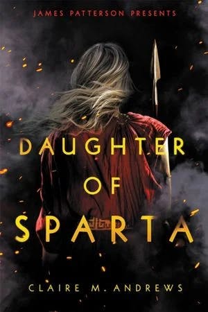 Omslag: "Daughter of Sparta" av Claire M. Andrews