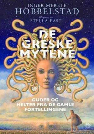 Omslag: "De greske mytene : guder og helter fra de gamle fortellingene" av Inger Merete Hobbelstad