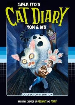 Omslag: "Junji Ito's cat diary : : Yon & Mu collector's edition" av Junji Ito