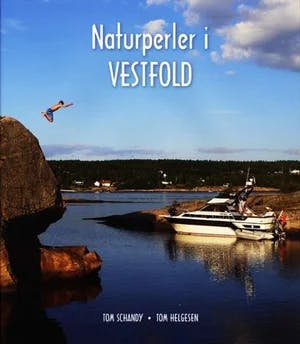 Omslag: "Naturperler i Vestfold" av Tom Schandy