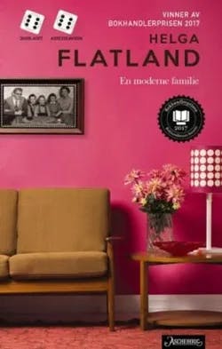 Omslag: "En moderne familie" av Helga Flatland