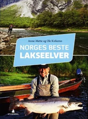 Omslag: "Norges beste lakseelver" av Anne-Mette Kirkemo
