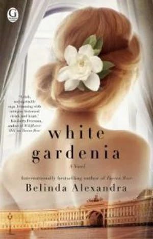 Omslag: "White gardenia" av Belinda Alexandra