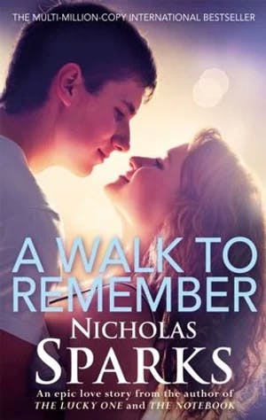Omslag: "A walk to remember" av Nicholas Sparks