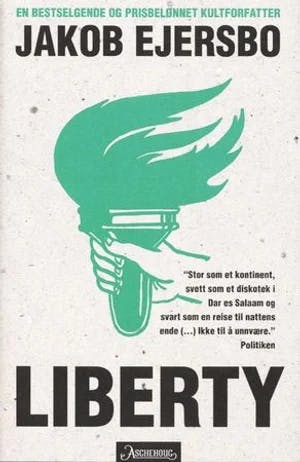 Omslag: "Liberty" av Jakob Ejersbo