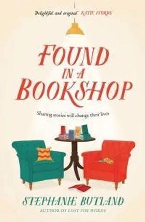 Omslag: "Found in a bookshop" av Stephanie Butland