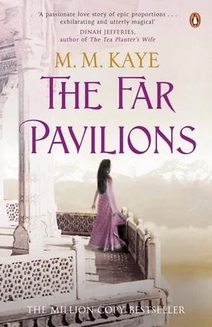 Omslag: "The far pavilions" av Mary Margaret Kaye