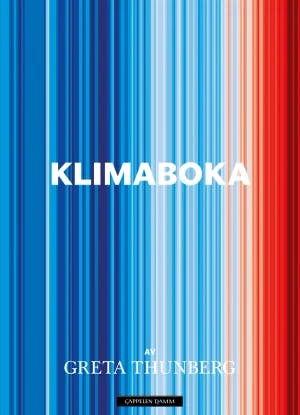 Omslag: "Klimaboka" av Greta Thunberg