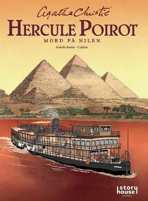 Omslag: "Hercule Poirot : mord på Nilen" av Isabelle Bottier