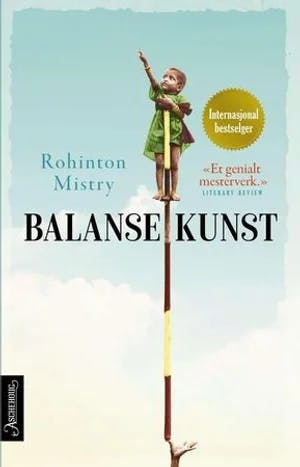 Omslag: "Balansekunst" av Rohinton Mistry
