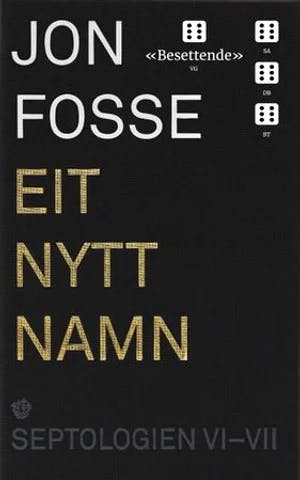 Omslag: "Eit nytt namn : roman" av Jon Fosse